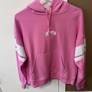Champion Women's Pink Hoodie Sweater
